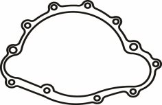 Replacement Gasket, Pontiac pump to housing