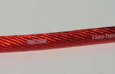 Power Cable, 4 Gauge, Red, 100'