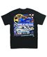 Racing Apparel, Black T-Shirt, Door Car Design, Adult Large