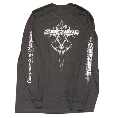 Racing Apparel, Black T-Shirt, Classic Pinstripe, Adult X-Large