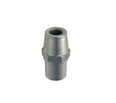 Tube End with hex, fits 1" x .058 tube, 1/2-20 left thread