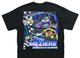 Racing Apparel, Black T-Shirt, Dragsters Design, Adult Large