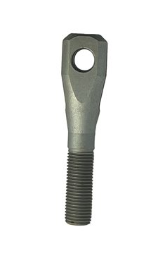 Threaded Clevis, 3/8-24 LH Thread, Alloy Steel