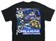 Racing Apparel, Black T-Shirt, Dragsters Design, Adult X-Large