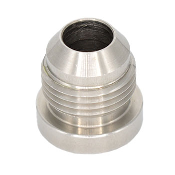 Weld Fitting, #8 AN Male, Aluminum