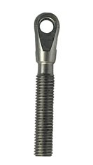 Threaded Clevis, 1/4-28 RH Thread, Alloy Steel