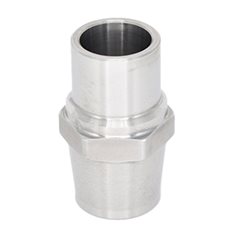 Tube End with hex, fits 7/8" x .058 tube, 1/2-20 left thread