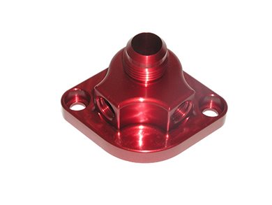 Water Neck, #12 Male, #6AN Ports, fits Chevy and BB Mopar