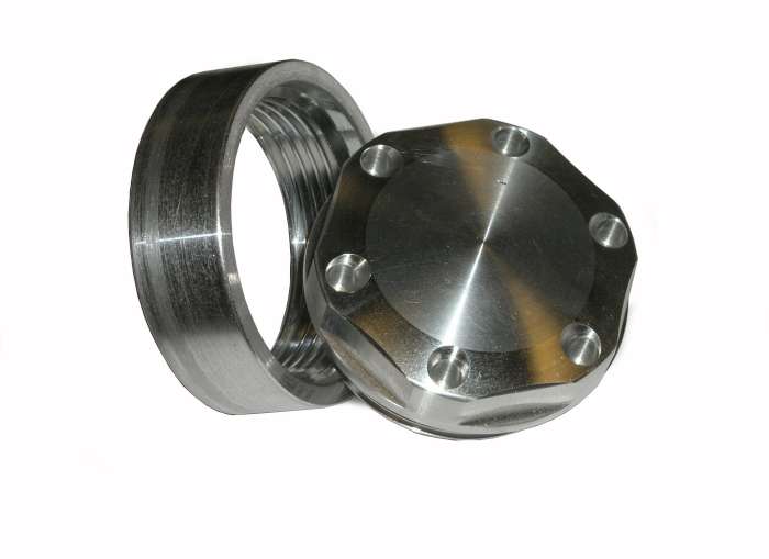 Cap and Bung Assembly, AN 20 Style, Aluminum Bung Meziere Enterprises