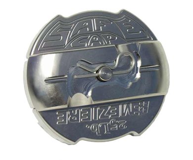 SafeCap, Nickel Finish, 25LB
