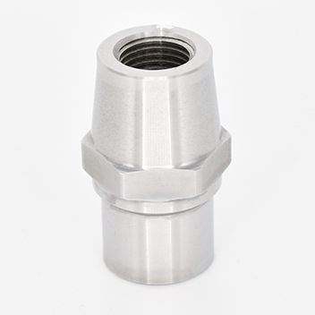 Tube End with hex, fits 7/8" x .058 tube, 1/2-20 left thread